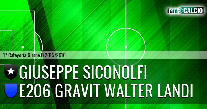 Giuseppe Siconolfi - E206 Gravit Walter Landi