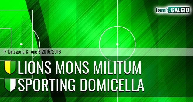 Lions Mons Militum - Sporting Domicella