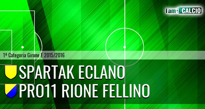 Spartak Eclano - Pro11 Rione Fellino
