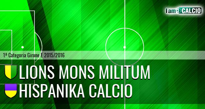 Lions Mons Militum - Hispanika Calcio