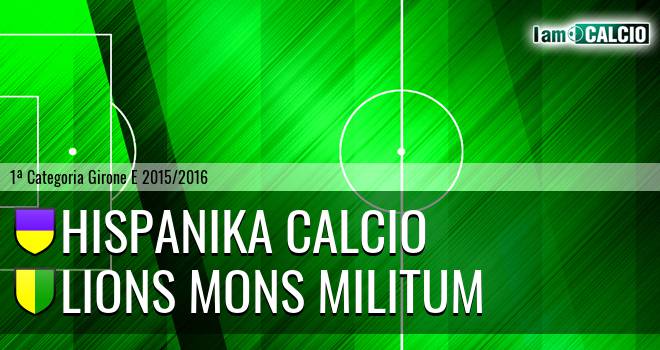 Hispanika Calcio - Lions Mons Militum