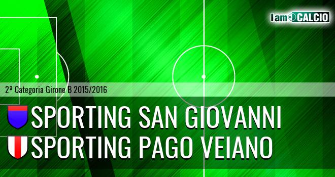 Sporting San Giovanni - Sporting Pago Veiano