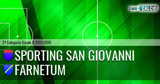 Sporting San Giovanni - Farnetum