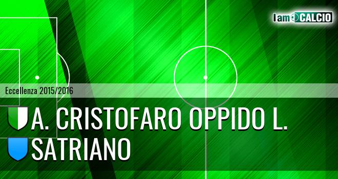 A. Cristofaro Oppido L. - Satriano