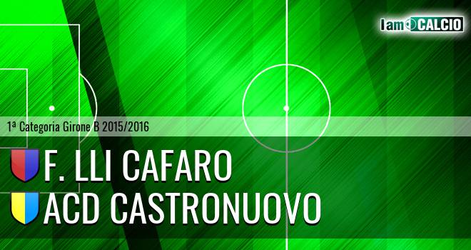 F. Lli Cafaro - ACD Castronuovo