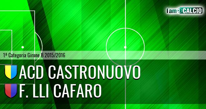 ACD Castronuovo - F. Lli Cafaro