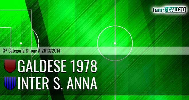 Galdese 1978 - Inter S. Anna