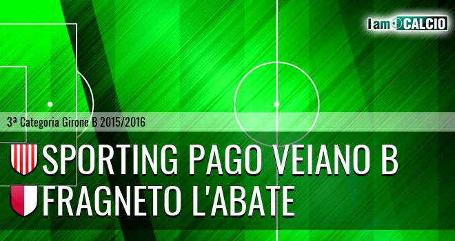 Sporting Pago Veiano B - Fragneto L'Abate