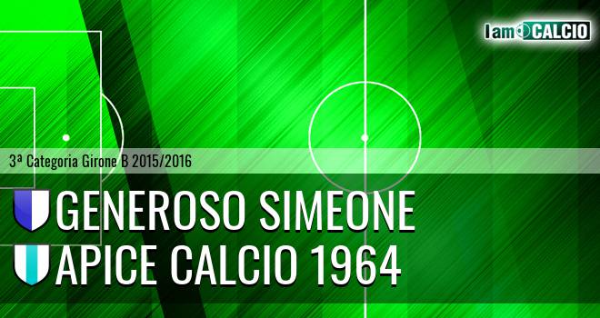 Generoso Simeone - Apice Calcio 1964