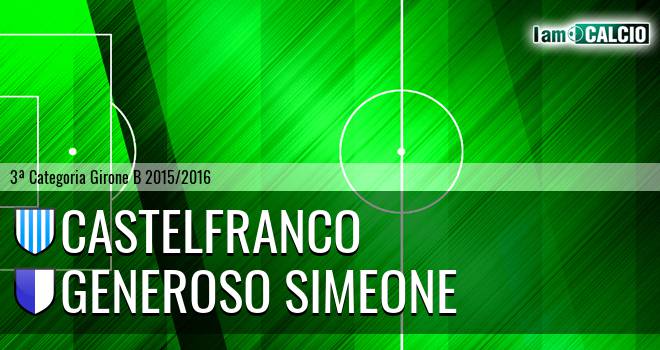 Castelfranco - Generoso Simeone