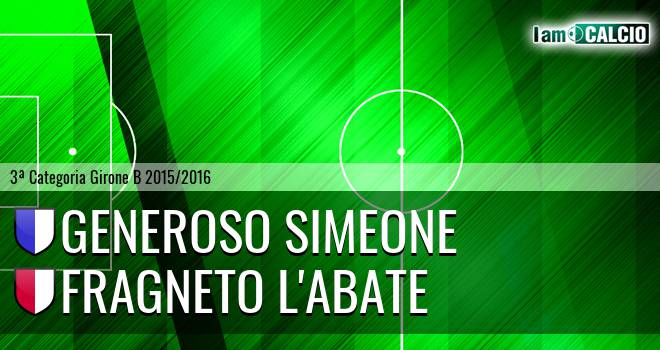 Generoso Simeone - Fragneto L'Abate