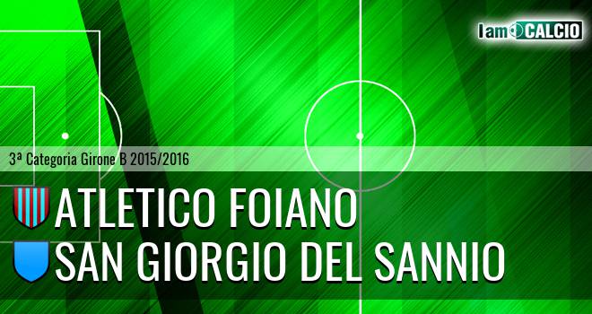 Atletico Foiano - San Giorgio del Sannio