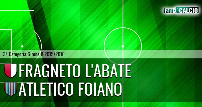 Fragneto L'Abate - Atletico Foiano