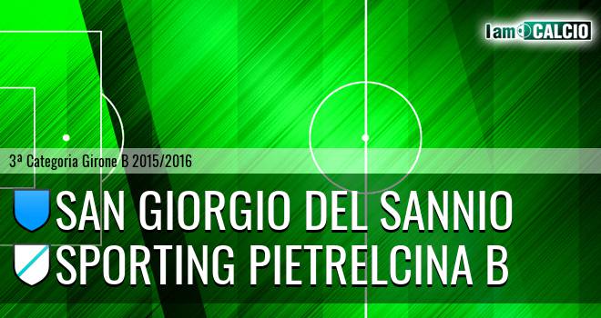 San Giorgio del Sannio - Sporting Pietrelcina Juniores