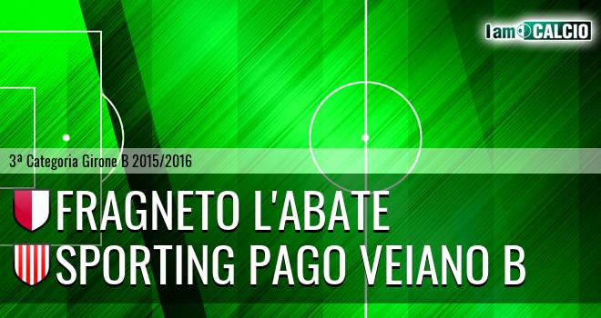 Fragneto L'Abate - Sporting Pago Veiano B