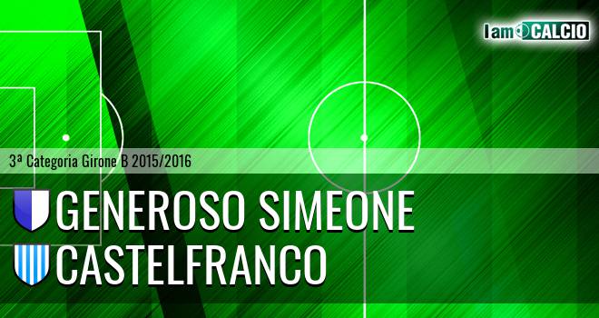 Generoso Simeone - Castelfranco