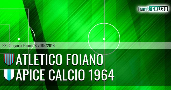 Atletico Foiano - Apice Calcio 1964