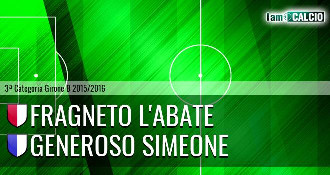 Fragneto L'Abate - Generoso Simeone