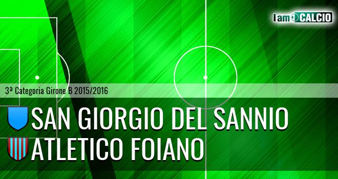 San Giorgio del Sannio - Atletico Foiano