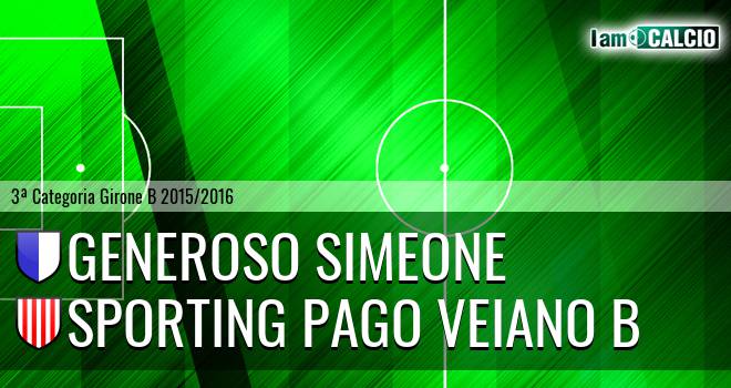 Generoso Simeone - Sporting Pago Veiano B