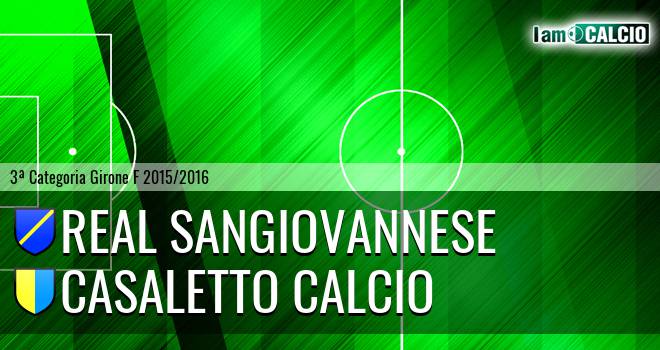 Sangiovannese - Casaletto Calcio
