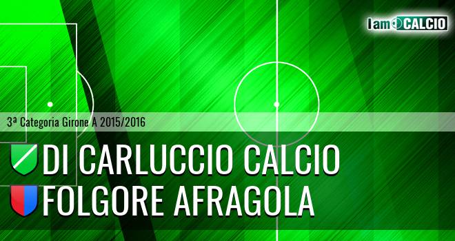 Di Carluccio Calcio - Folgore Afragola