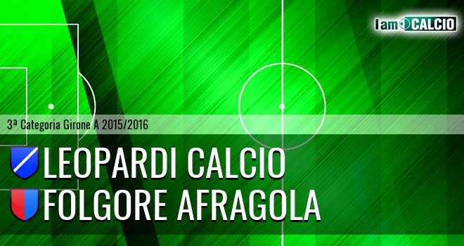 Leopardi Calcio - Folgore Afragola