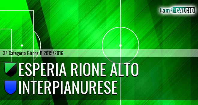 Esperia Rione Alto - Interpianurese