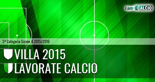 Villa 2015 - Lavorate Calcio