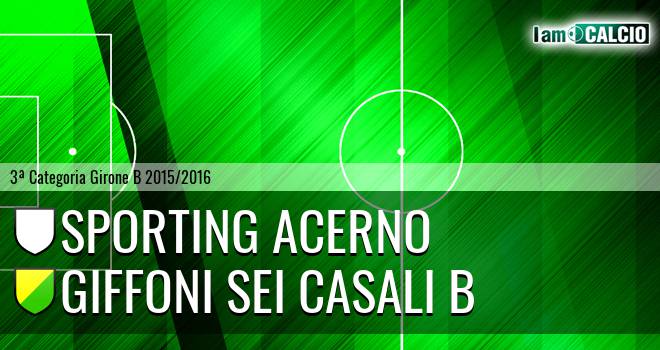 Sporting Acerno - Giffoni Sei Casali B