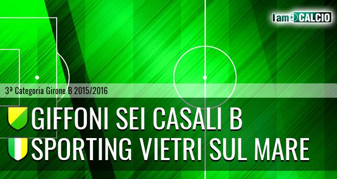 Giffoni Sei Casali B - Sporting Vietri Sul Mare