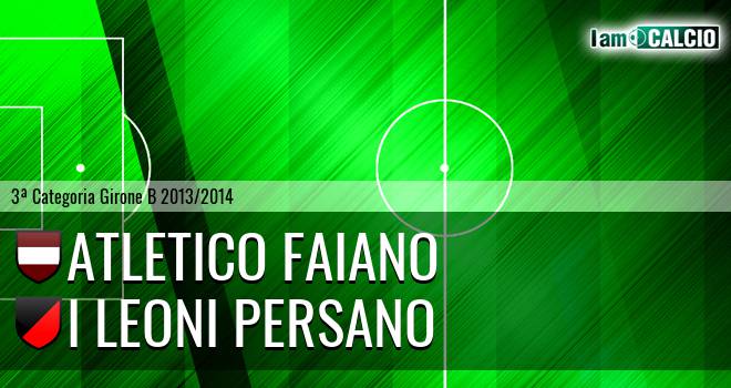 Atletico Faiano - I Leoni Persano