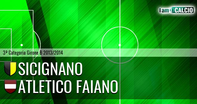 Sicignano - Atletico Faiano