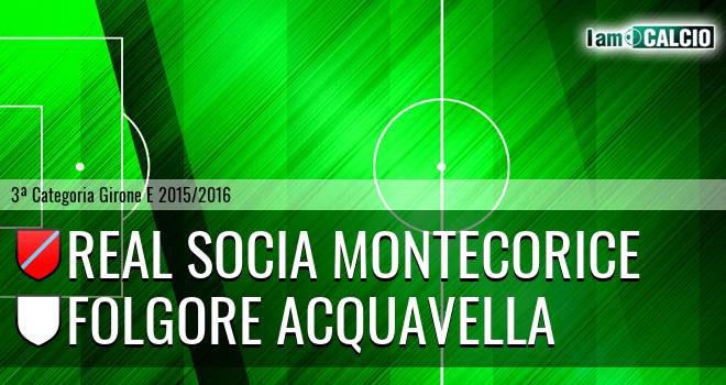 Real Socia Montecorice - Folgore Acquavella