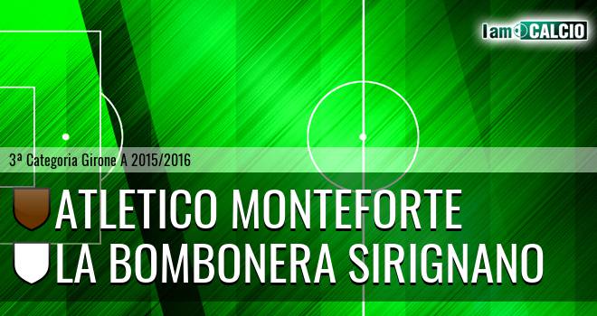 Virtus Monteforte Irpino - La Bombonera Sirignano