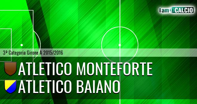 Virtus Monteforte Irpino - Atletico Baiano