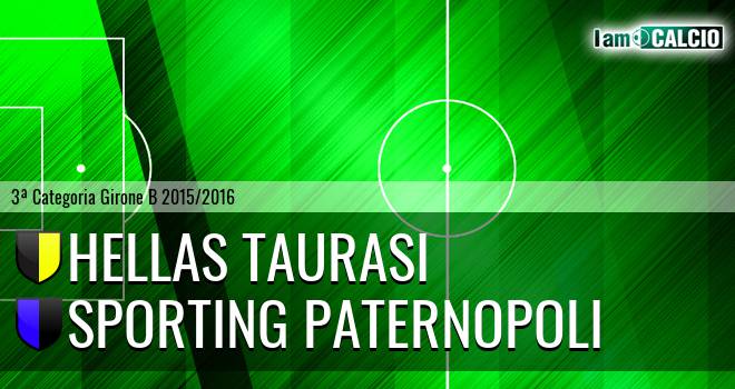 Hellas Taurasi - Sporting Paternopoli