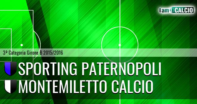 Sporting Paternopoli - Virtus Montemiletto