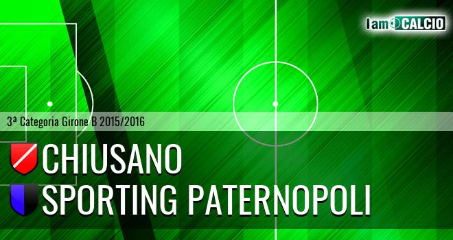 Chiusano - Sporting Paternopoli