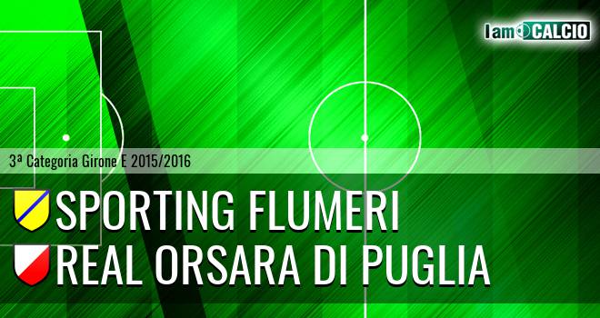 Sporting Flumeri - Real Orsara di Puglia