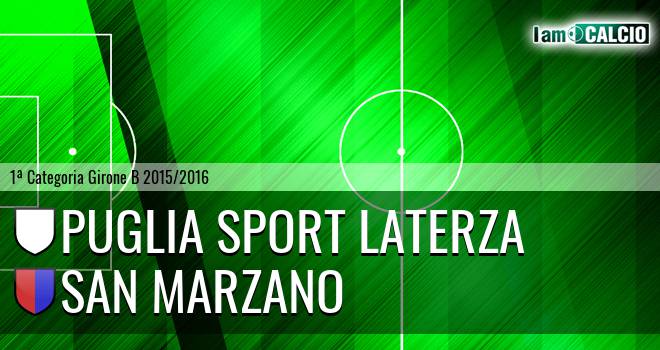 Puglia Sport Laterza - San Marzano