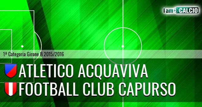 Atletico Acquaviva - Capurso FC