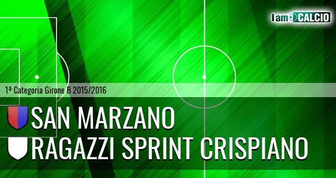 San Marzano - Ragazzi Sprint Crispiano