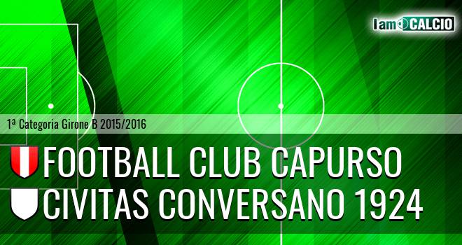 Capurso FC - Civitas Conversano 1924