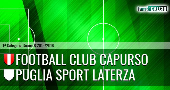 Capurso FC - Puglia Sport Laterza