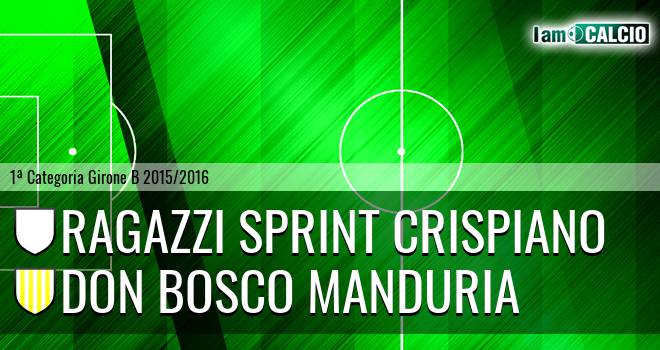 Ragazzi Sprint Crispiano - Don Bosco Manduria