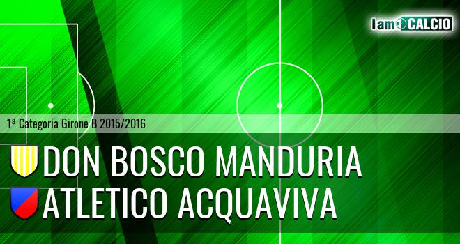 Don Bosco Manduria - Atletico Acquaviva