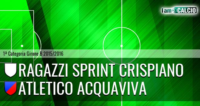 Ragazzi Sprint Crispiano - Atletico Acquaviva