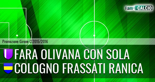 Fara Olivana con Sola - Cologno Frassati Ranica