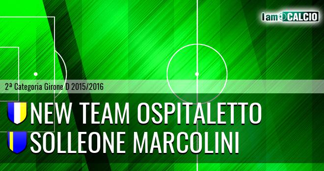 New Team Ospitaletto - Solleone Marcolini